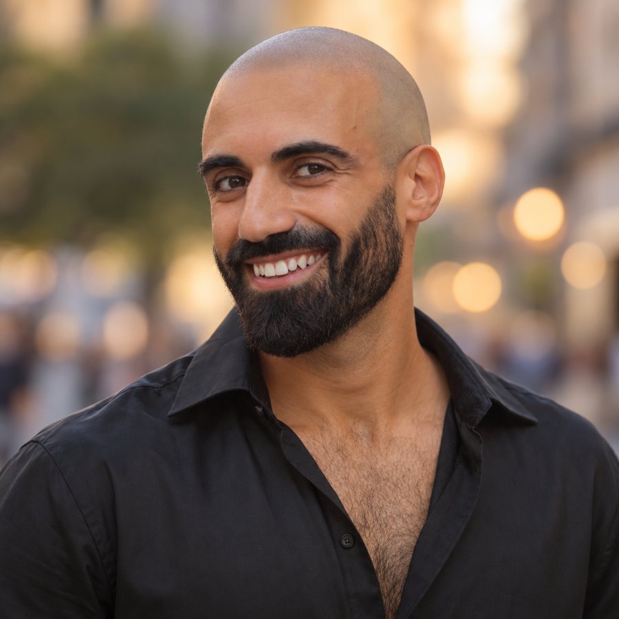 Sami Harb smiling